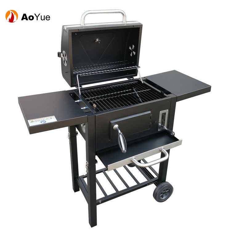 Backyard Outdoor with Side burner Steel Metal BBQ Barbecue
