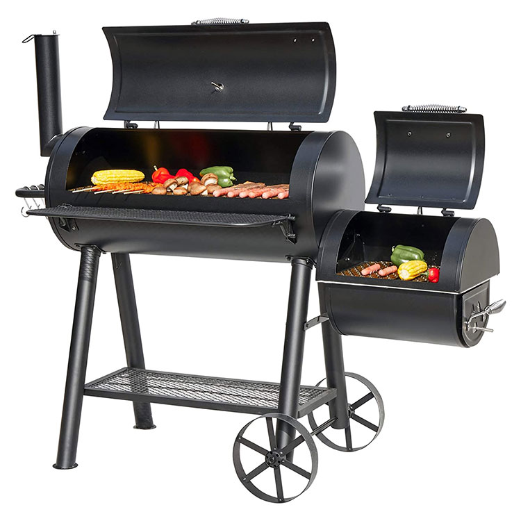 Black BBQ Grill Smoker Charcoal Grill