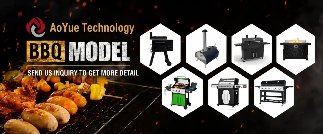 AO YUE BBQ grills, pellet grills, pizza ovens and fire pits