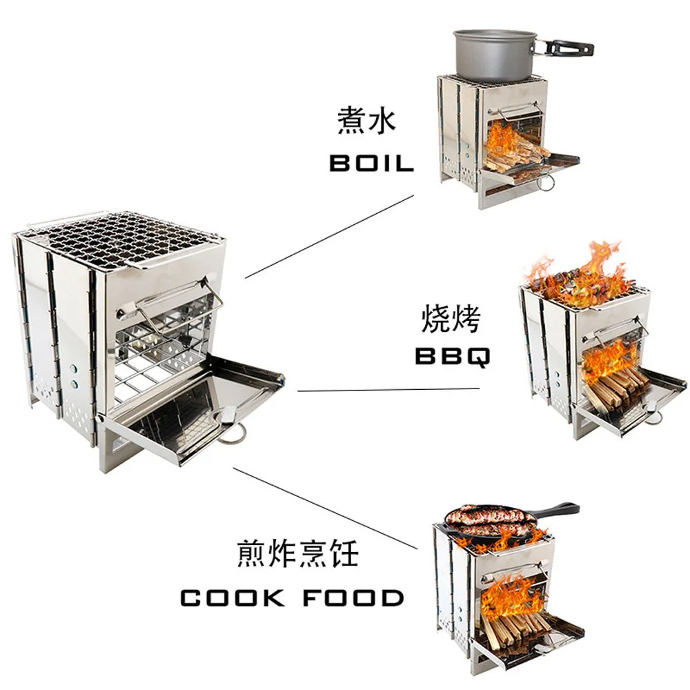 Commercial Charcoal BBQ Grill AY-FP-005 detail view 7