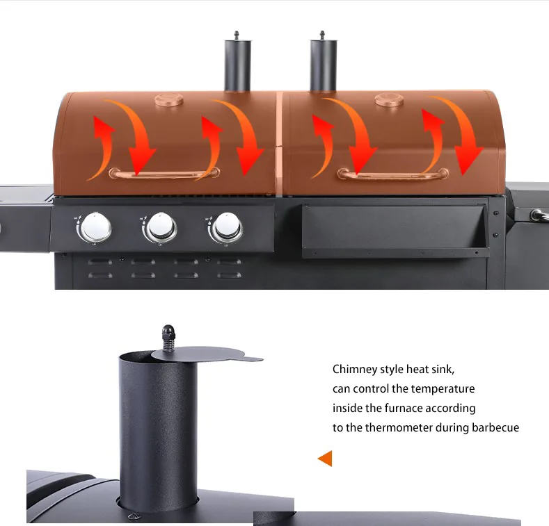 Backyard Charcoal Grill Supplier AY-GCTY-003-1B detail view 3