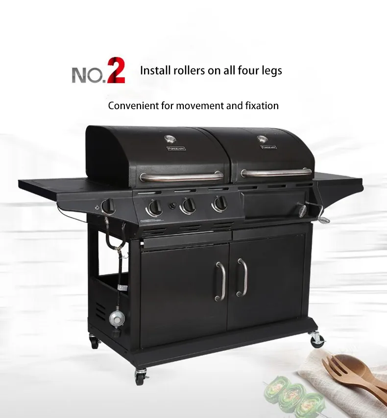 Outdoor Charcoal BBQ Grill AY-GCTY-003H detail view 3