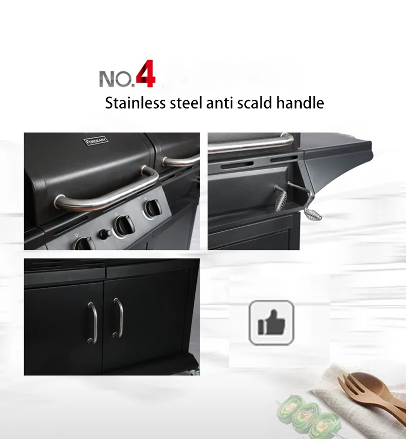 Outdoor Charcoal BBQ Grill AY-GCTY-003H detail view 5