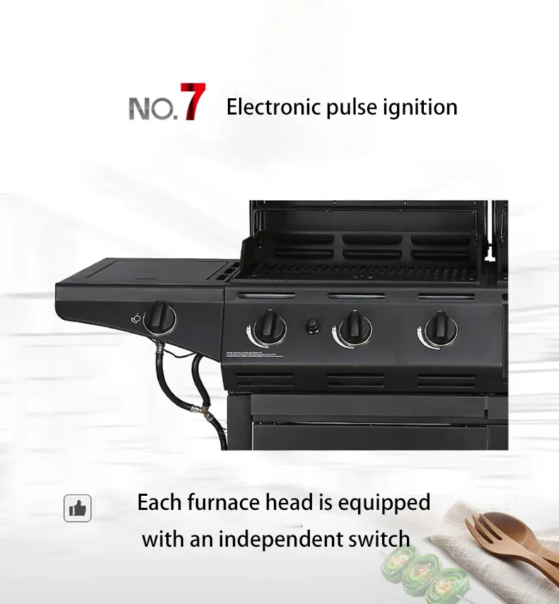 Outdoor Charcoal BBQ Grill AY-GCTY-003H detail view 7