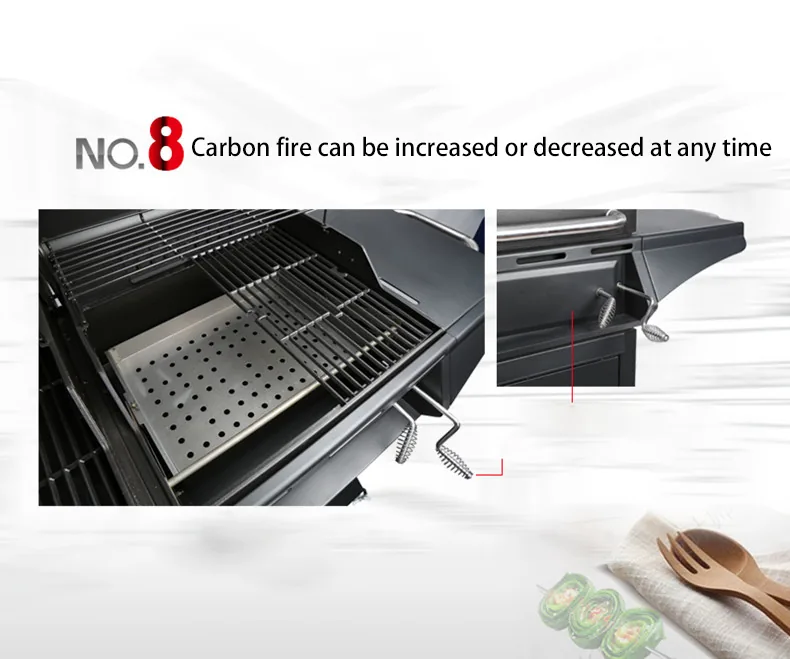 Outdoor Charcoal BBQ Grill AY-GCTY-003H detail view 8