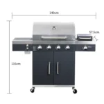 Commercial Charcoal BBQ Grill AY-QTYS-004-1B gallery view 2