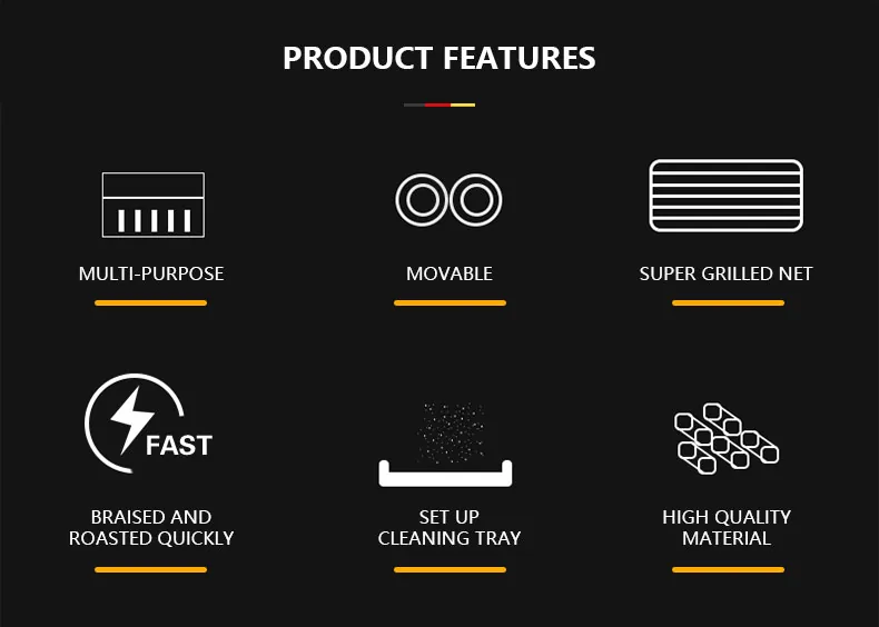 Commercial Charcoal BBQ Grill AY-TL002 detail view 4