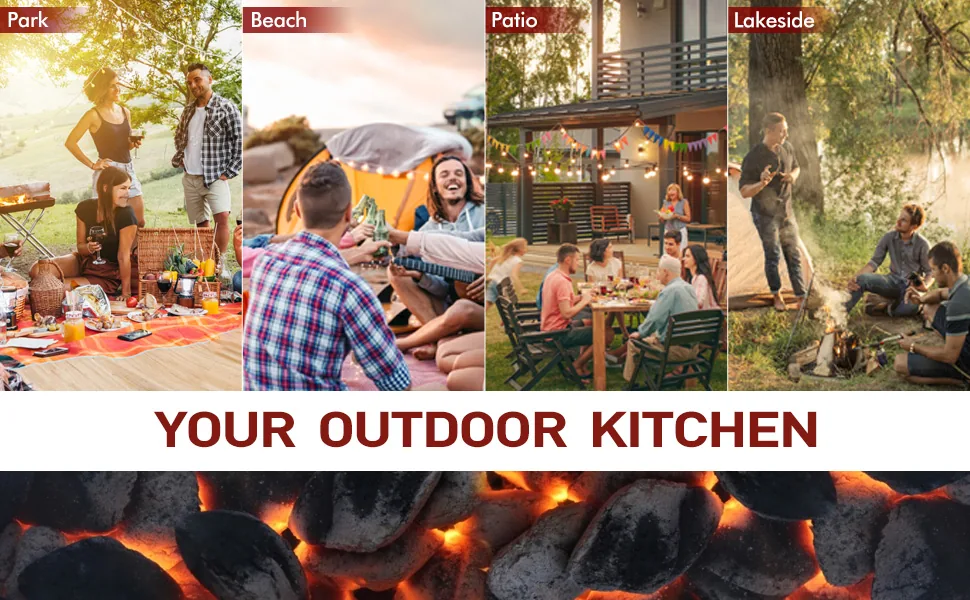 Commercial Charcoal BBQ Grill AY-TL002 detail view 6