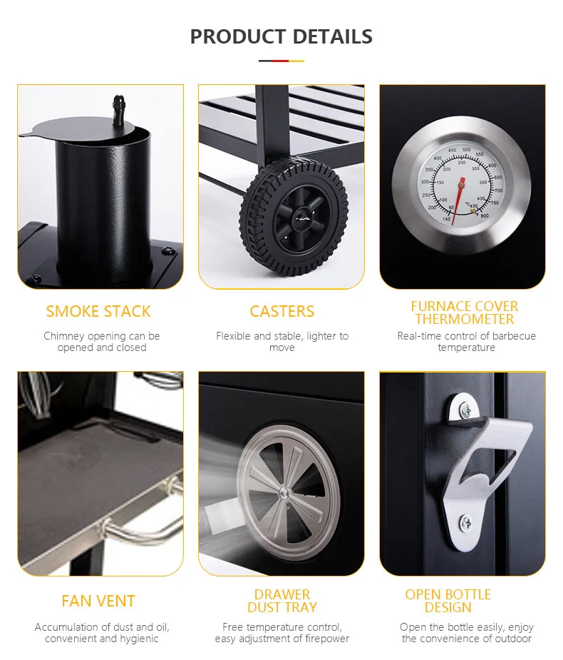 Wholesale Charcoal BBQ Grill AY-TL012 detail view 5