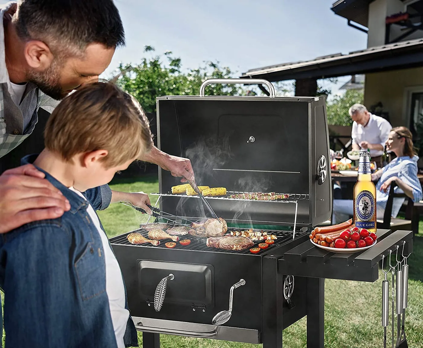 Commercial Charcoal BBQ Grill AY-TL020 detail view 1
