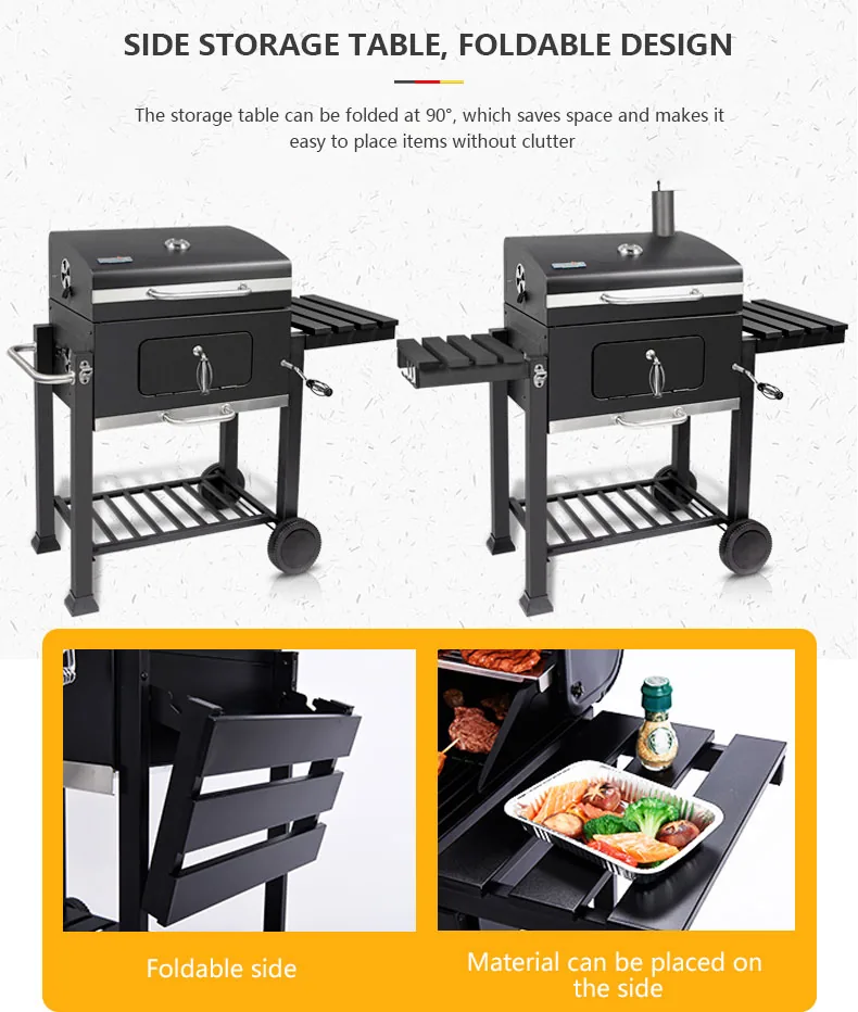 Commercial Charcoal BBQ Grill AY-TL020 detail view 4