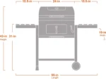 Outdoor Charcoal BBQ Grill AY-TL022 gallery view 3