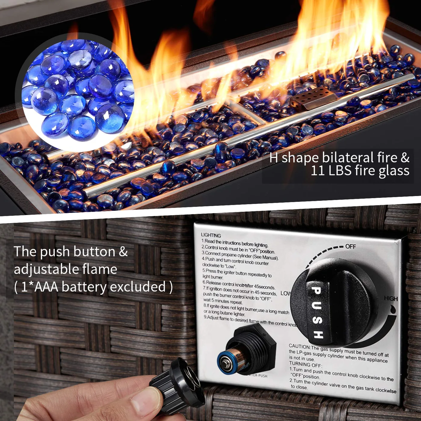 Wholesale Outdoor Fire Pit AY-FPT01 detail view 4